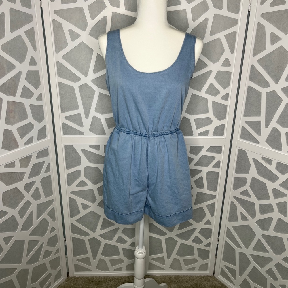 French Connection Sky Blue Romper